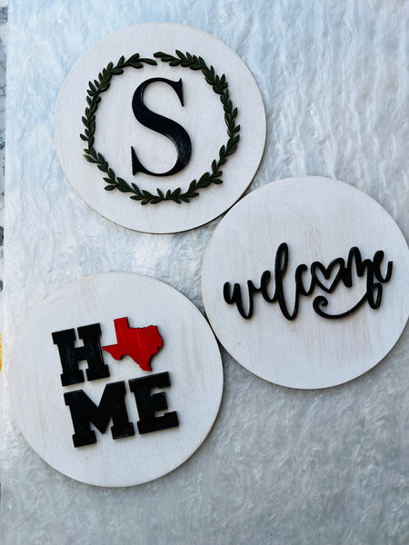 Farmhouse sign with Inserts