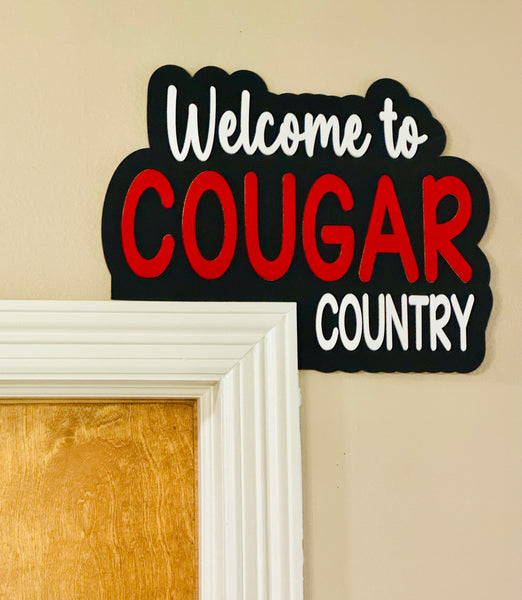 School Door Corner Sign