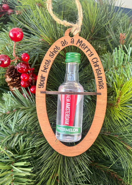 Booze Bottle Ornament