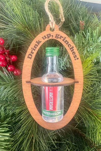 Booze Bottle Ornament