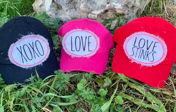 Valentine's Word Completed Hat