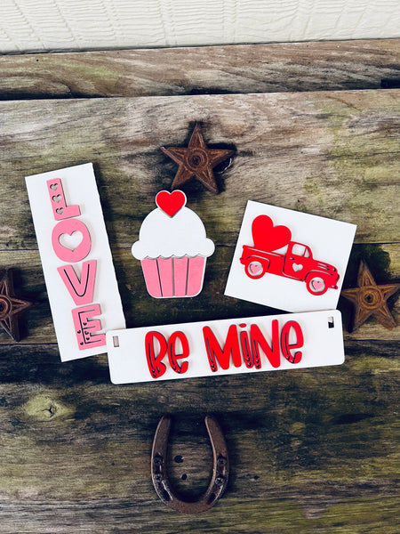 Valentine's Day Tier Tray or Wagon Set