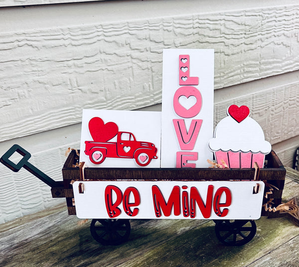 Valentine's Day Tier Tray or Wagon Set