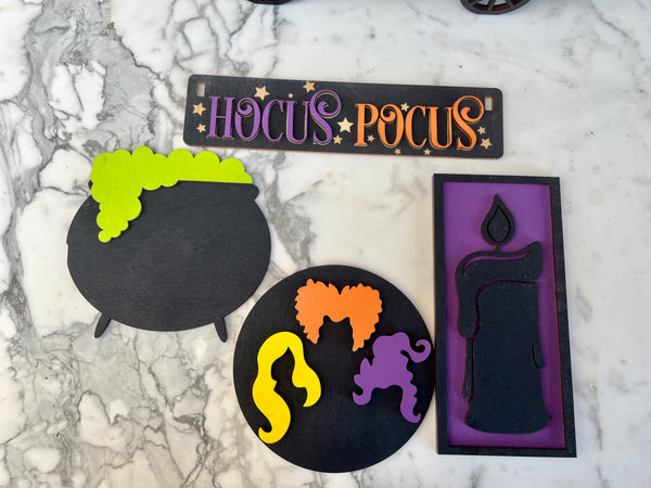 Witches Tier Tray or Wagon Set