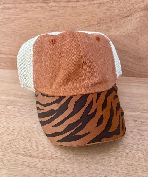 Leather Bill Hat