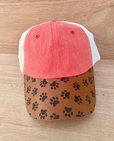 Leather Bill Hat