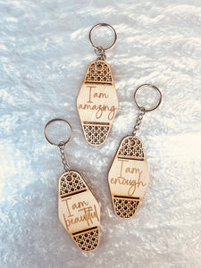 Affirmation Key Chains