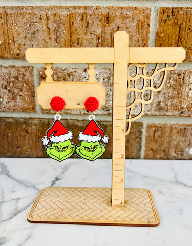 Grinch Earrings