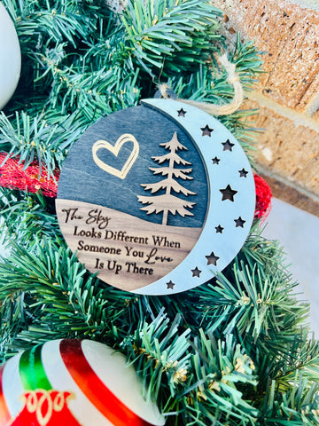 "Sky is Different" Remembrance Ornament