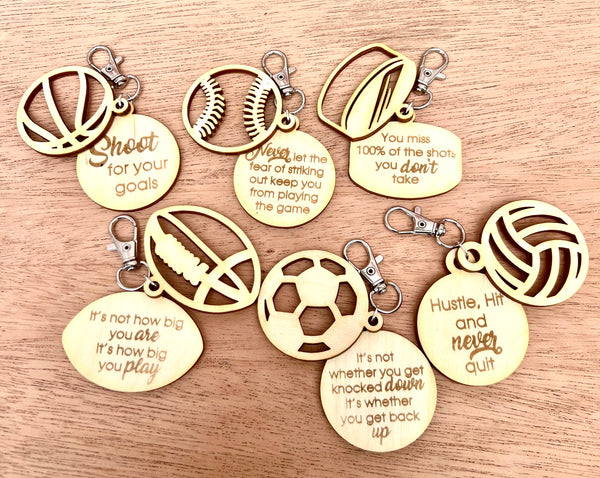 Sports Affirmation Tags