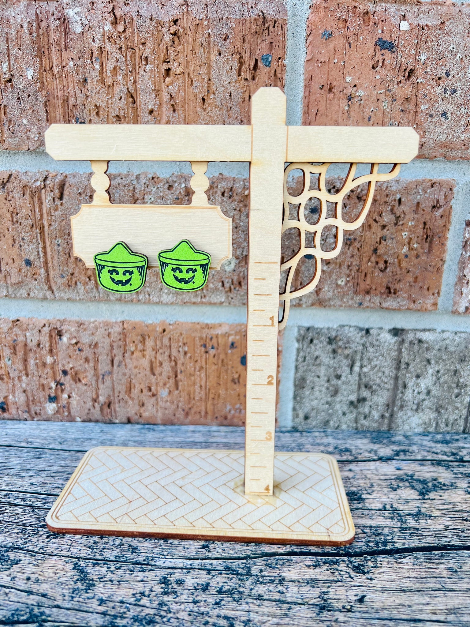 Boo Bucket Earrings