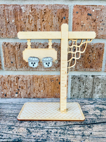 Boo Bucket Earrings