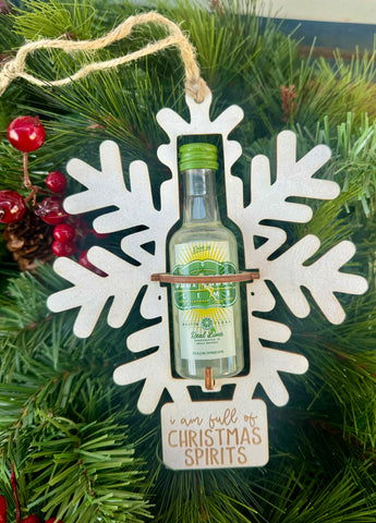 Snowflake Booze Ornament