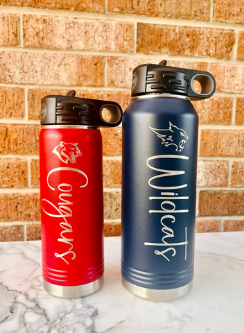 Laser Engraved Water Bottles