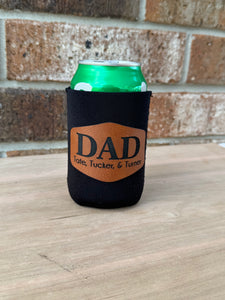 Leather Patch Father's Day Can Cooler