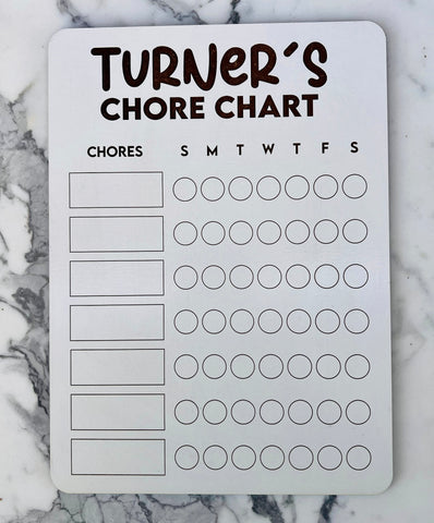 Magnetic Chore Chart