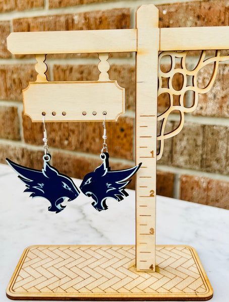 Custom School Mascot Earrings