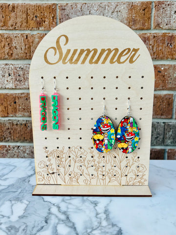 Personalized Earring Stand