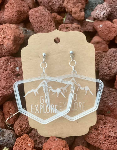 Camping Earrings - Dangles