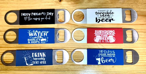 Father’s Day Themed Oversized Silicone Wrapped Bottle Opener