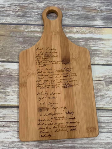 Engraved Recipe Board