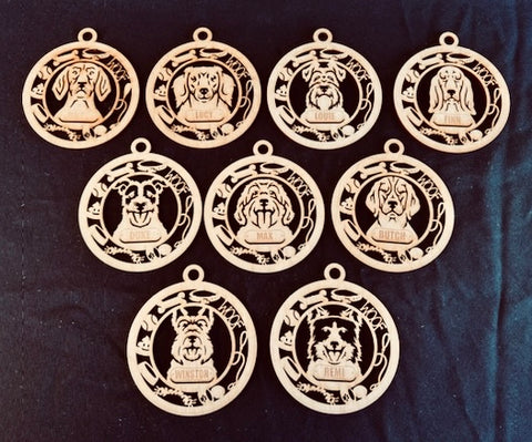 Dog Breed Ornament