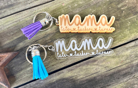 Mama Personalized Keychain