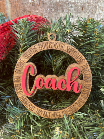 Coach Ornament