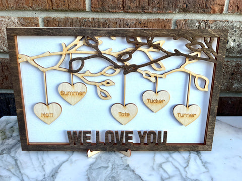 Hanging Tree Family Signs