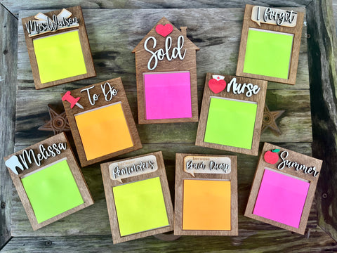 Post It Note Holders
