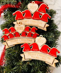 HoHoHo Family Ornament