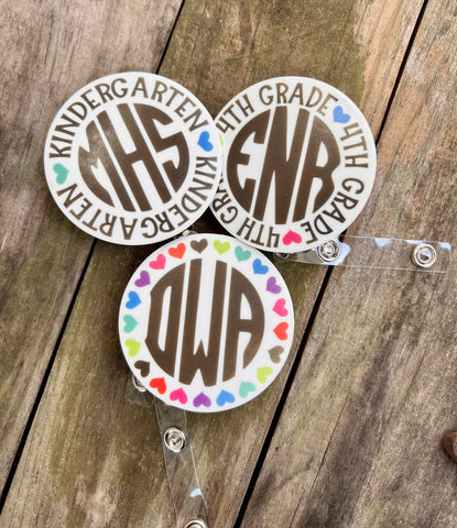 Personalized Badge Reel