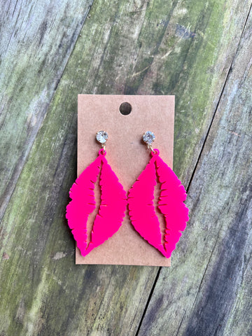 Hot Lips Earrings