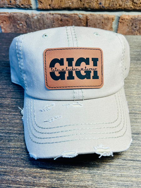 Mom Hat with Kid Names